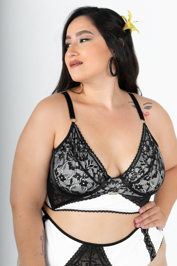 Set Sara Negro/Blanco